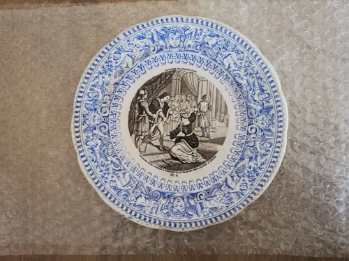 Assiette vintage parlante - parlante, de