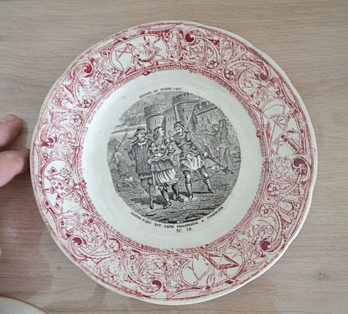 Assiette parlante faïence - en,