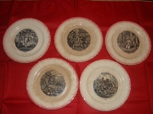 Assiettes dessert - 5,